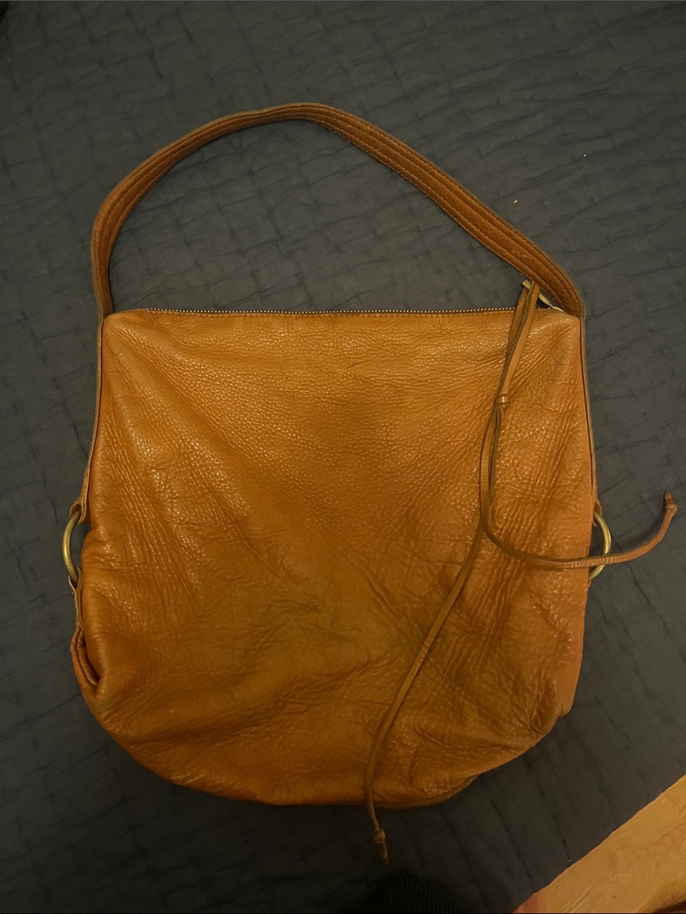 Banana Republic Tan Leather Shoulder Bag - Picture 4 of 5